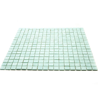 Light Blue-Green 12x12 Glossy Uniform Square Glass Mosaic Tile (20 pack, 18.69 sq ft/case)