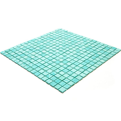 Mint Green 12x12 Glossy Uniform Square Glass Mosaic Tile (20 pack, 18.69 sq ft/case)