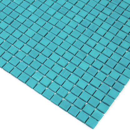Turqouise Green 12x12 Glossy Uniform Square Glass Mosaic Tile (20 pack, 18.69 sq ft/case)
