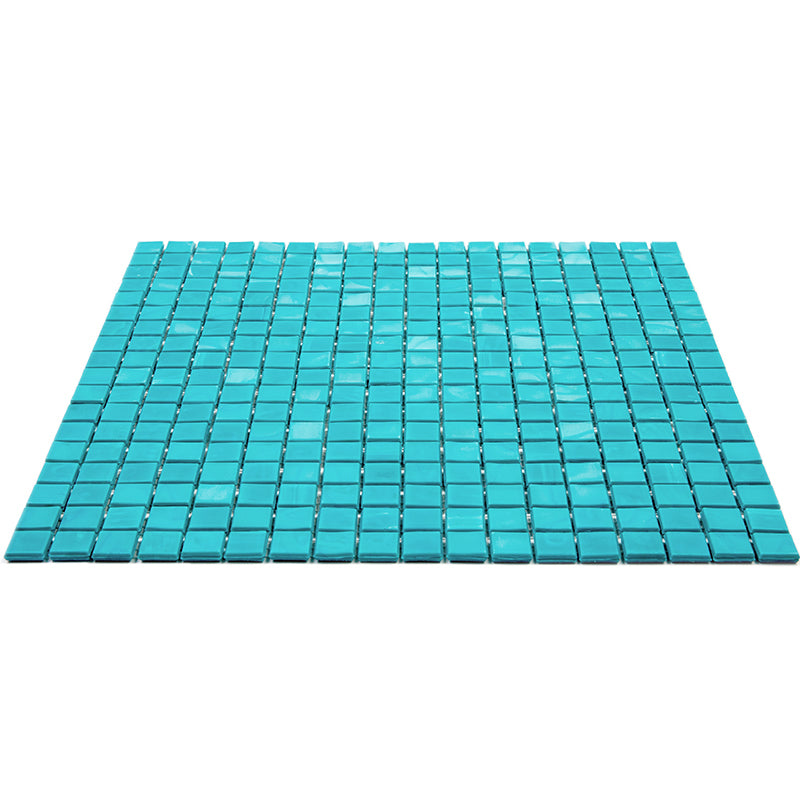 Turqouise Green 12x12 Glossy Uniform Square Glass Mosaic Tile (20 pack, 18.69 sq ft/case)