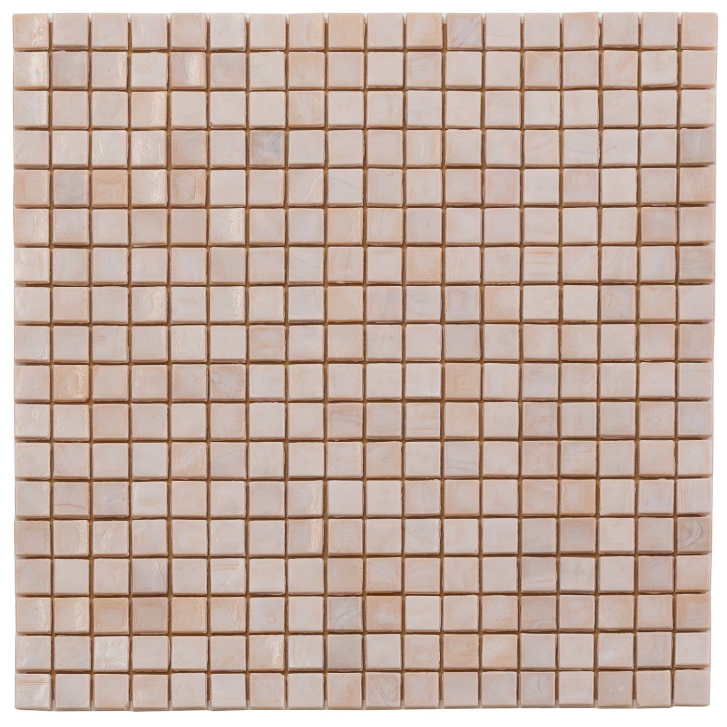 Shimmer Beige 12x12 Glossy Uniform Square Glass Mosaic Tile (20 pack, 18.69 sq ft/case)