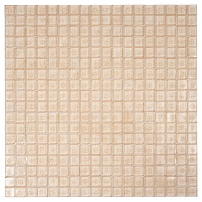Light Fawn Beige 12x12 Glossy Uniform Square Glass Mosaic Tile (20 pack, 18.69 sq ft/case)