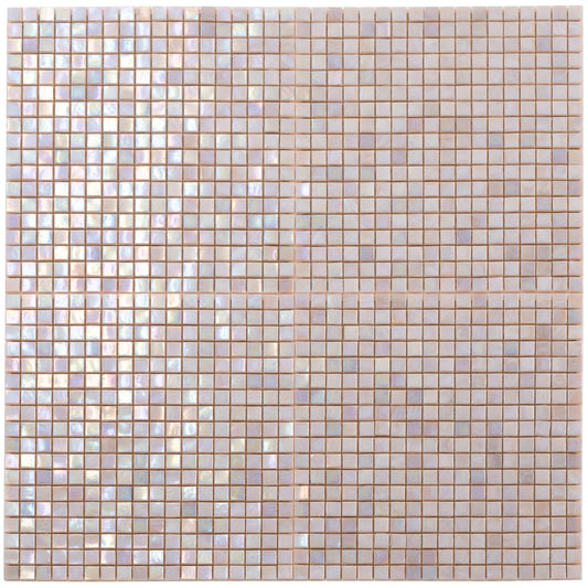 Tuscan Beige 12x12 Glossy Uniform Square Glass Mosaic Tile (20 pack, 18.69 sq ft/case)