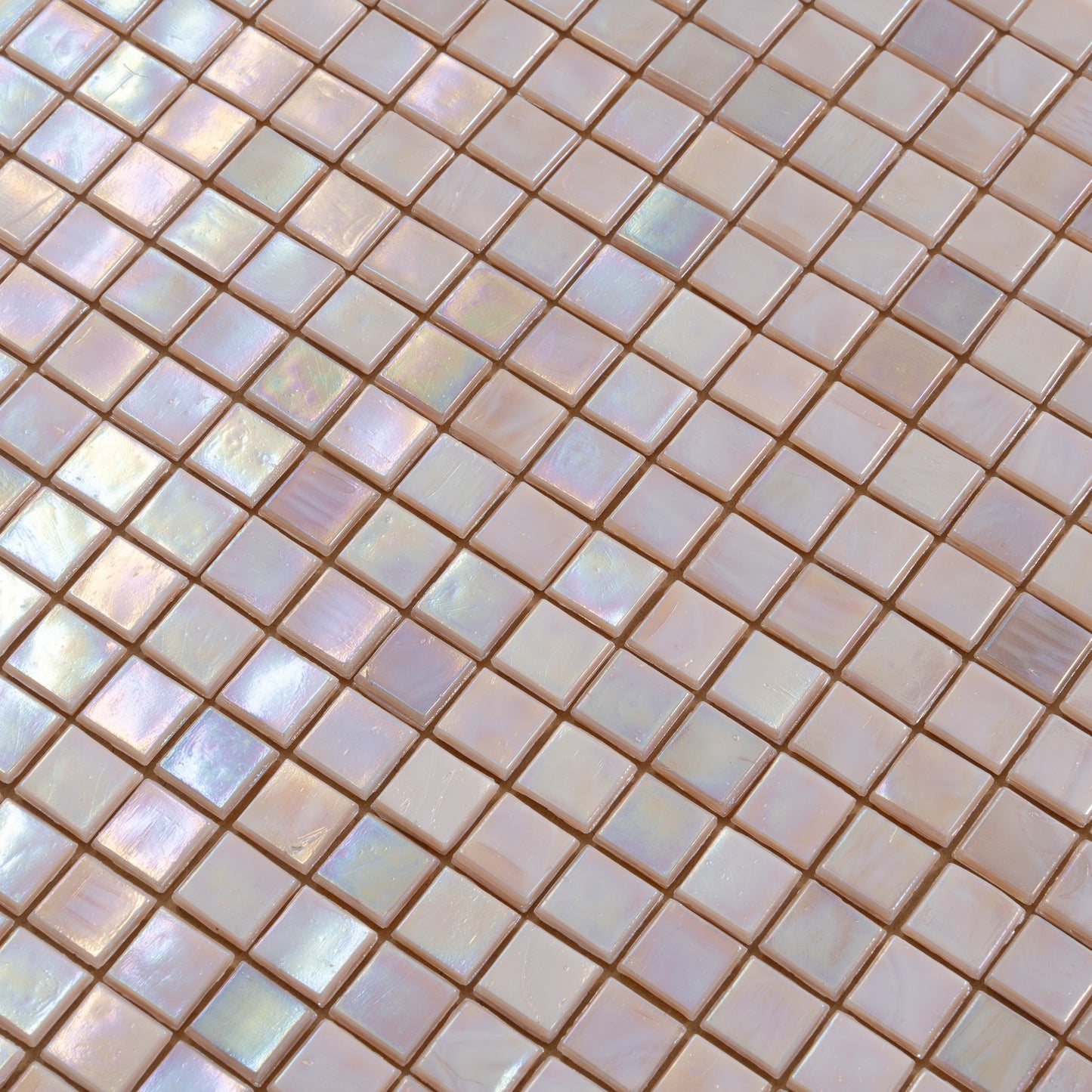 Tuscan Beige 12x12 Glossy Uniform Square Glass Mosaic Tile (20 pack, 18.69 sq ft/case)