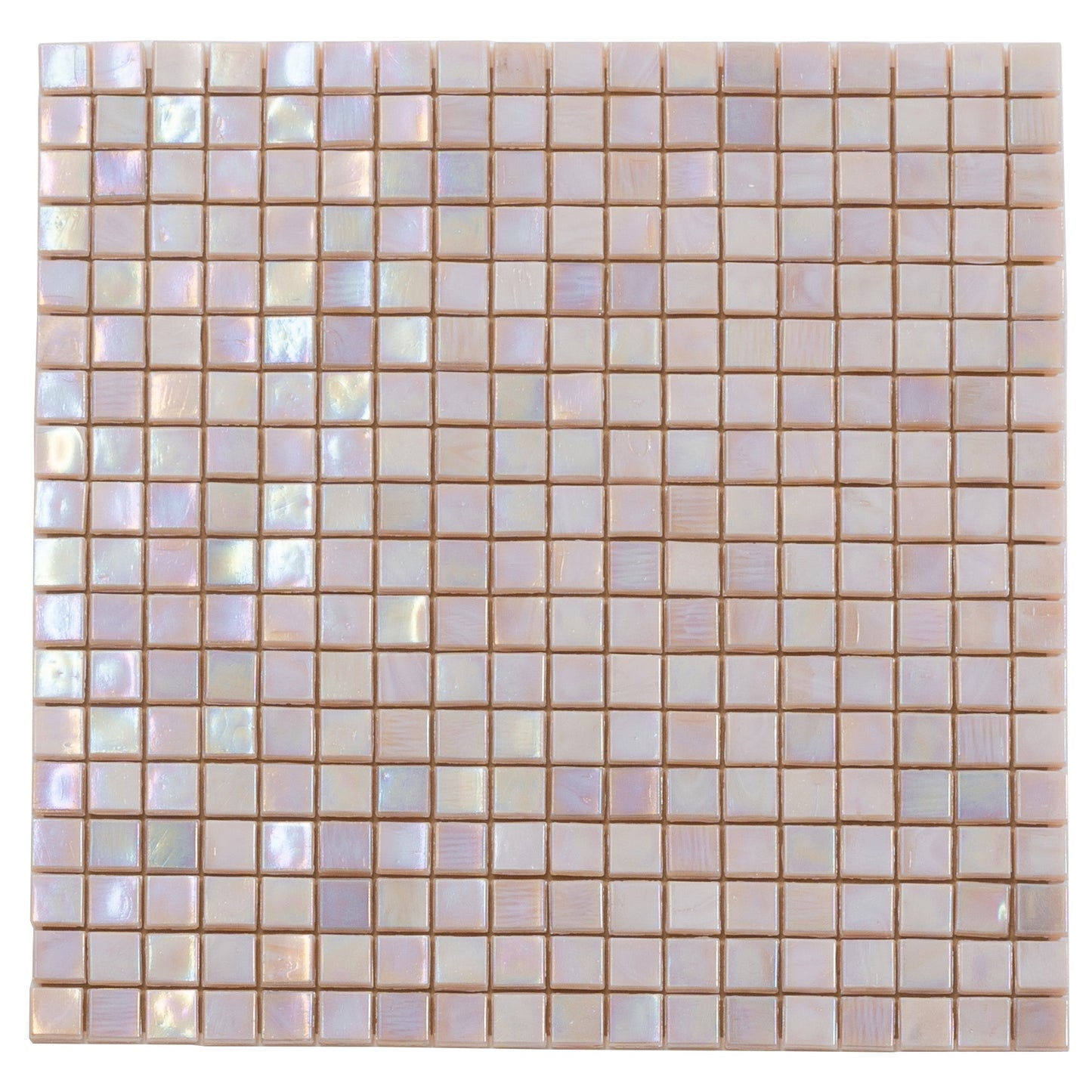 Tuscan Beige 12x12 Glossy Uniform Square Glass Mosaic Tile (20 pack, 18.69 sq ft/case)