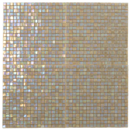 Ecru Beige 12x12 Glossy Uniform Square Glass Mosaic Tile (20 pack, 18.69 sq ft/case)