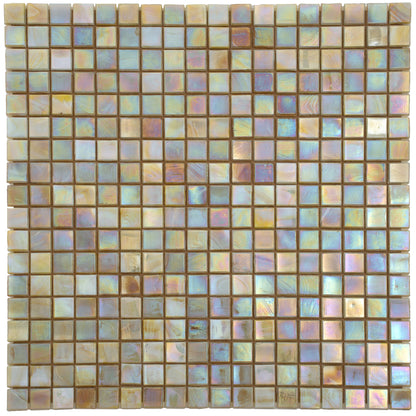 Bisque Beige 12x12 Glossy Uniform Square Glass Mosaic Tile (20 pack, 18.69 sq ft/case)