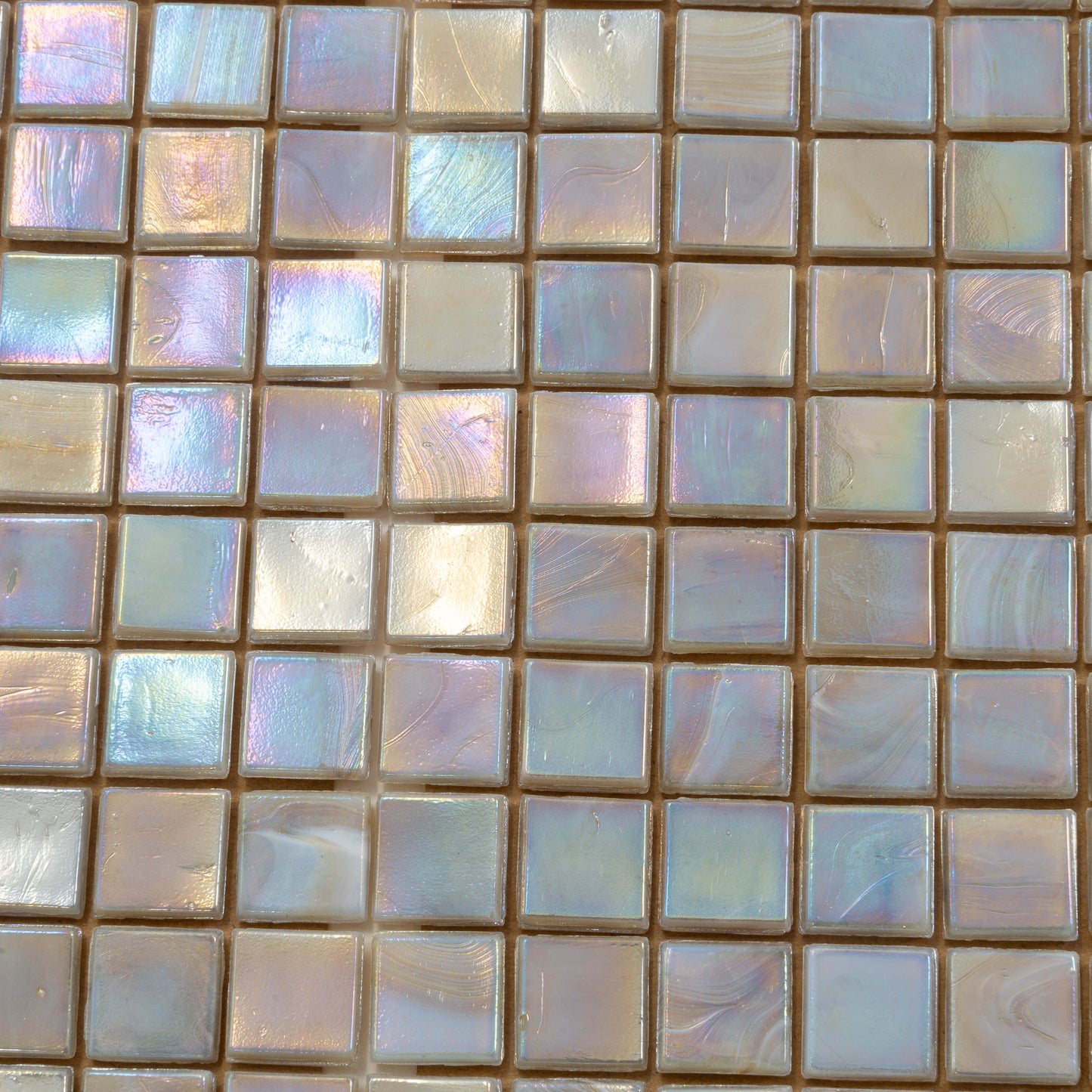 Hazelnut Beige 12x12 Glossy Uniform Square Glass Mosaic Tile (20 pack, 18.69 sq ft/case)