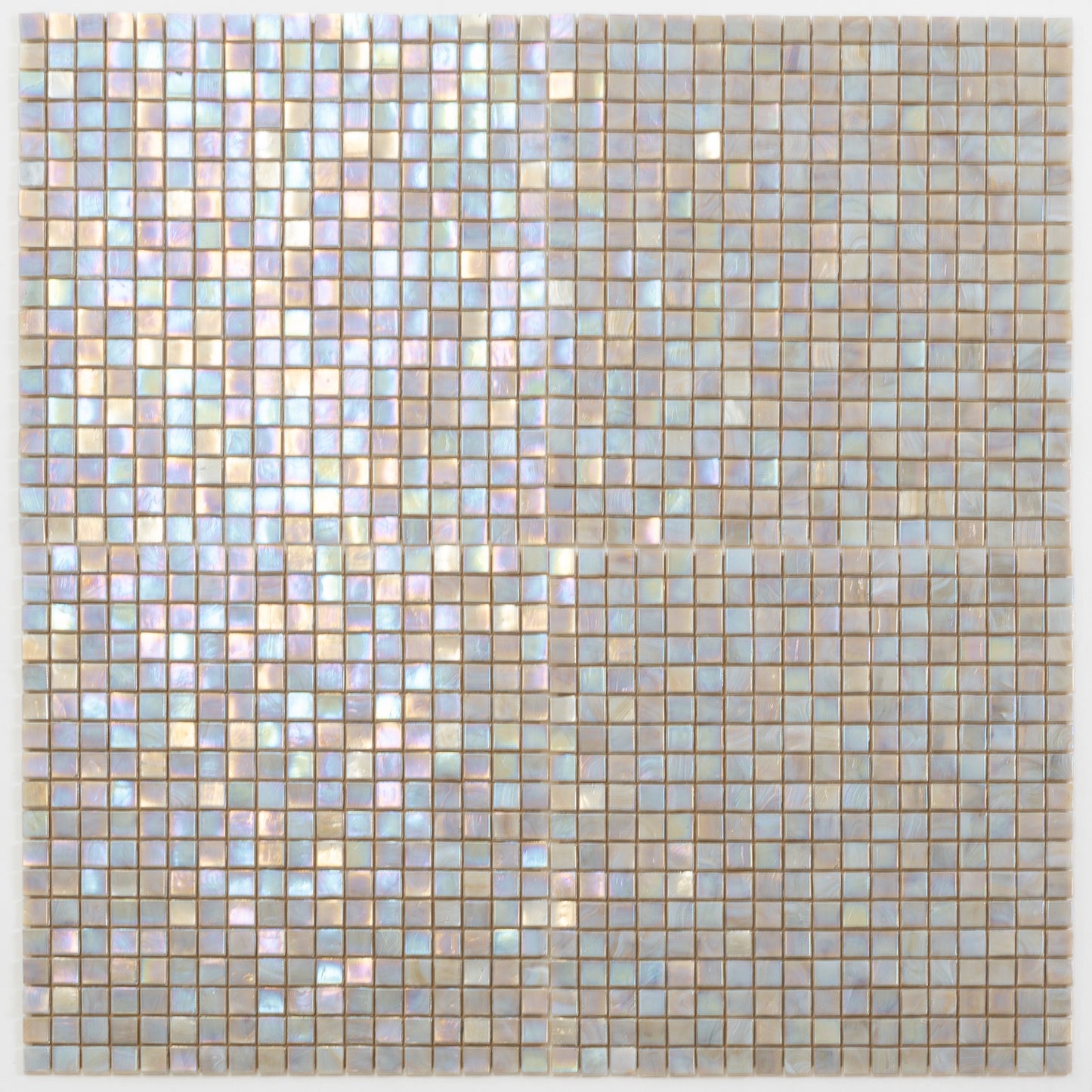 Hazelnut Beige 12x12 Glossy Uniform Square Glass Mosaic Tile (20 pack, 18.69 sq ft/case)