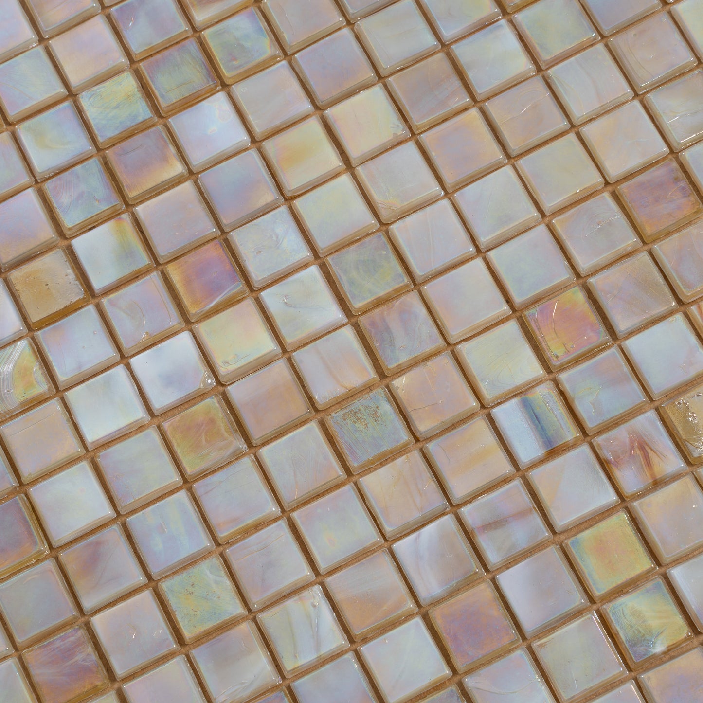 Caramel Beige 12x12 Glossy Uniform Square Glass Mosaic Tile (20 pack, 18.69 sq ft/case)