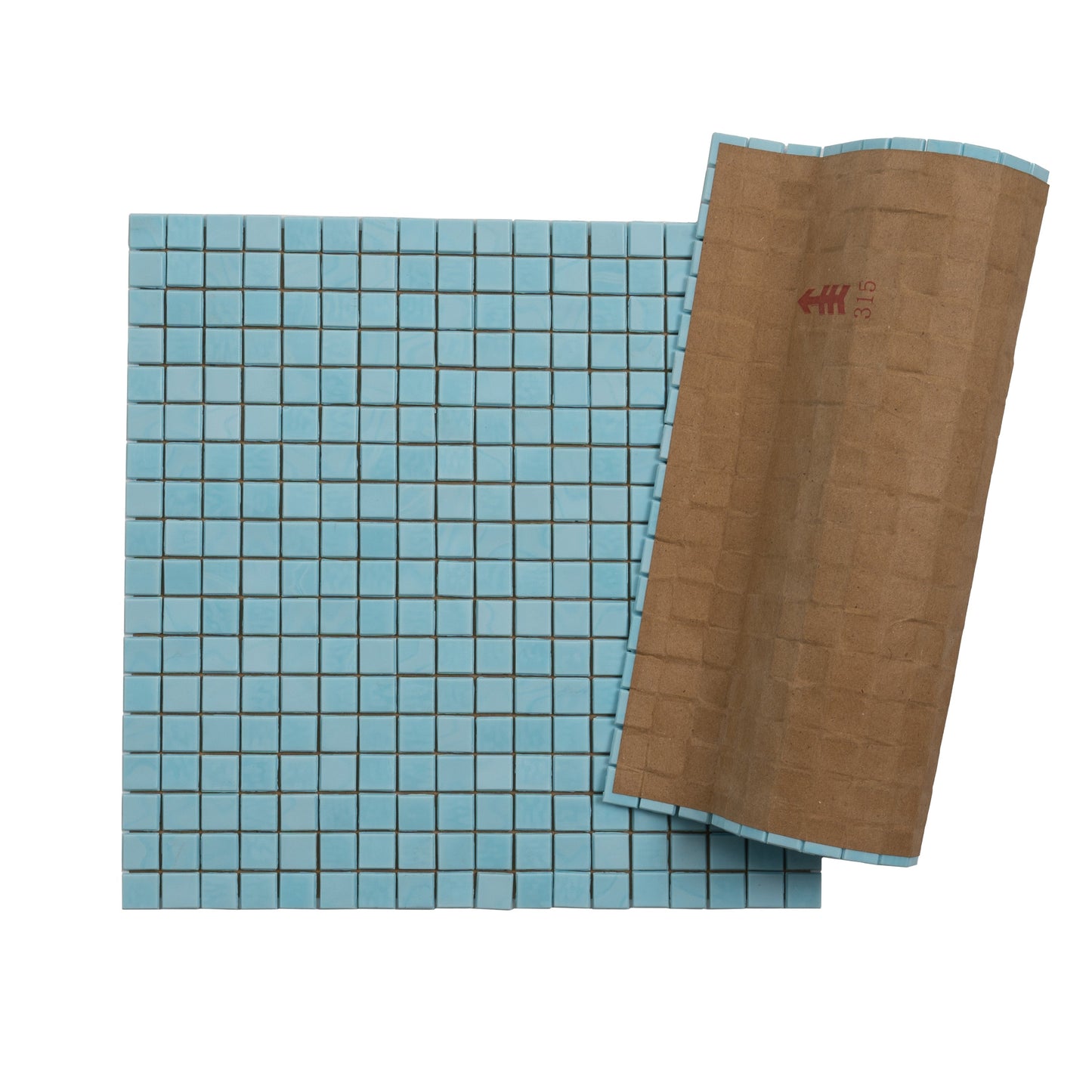 Sky Blue 12x12 Glossy Uniform Square Glass Mosaic Tile (20 pack, 18.69 sq ft/case)