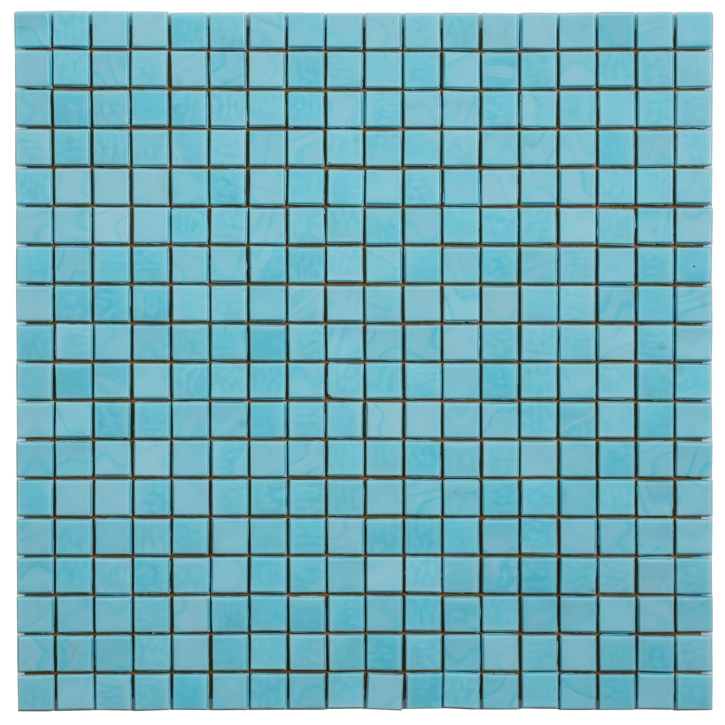 Sky Blue 12x12 Glossy Uniform Square Glass Mosaic Tile (20 pack, 18.69 sq ft/case) - Sample
