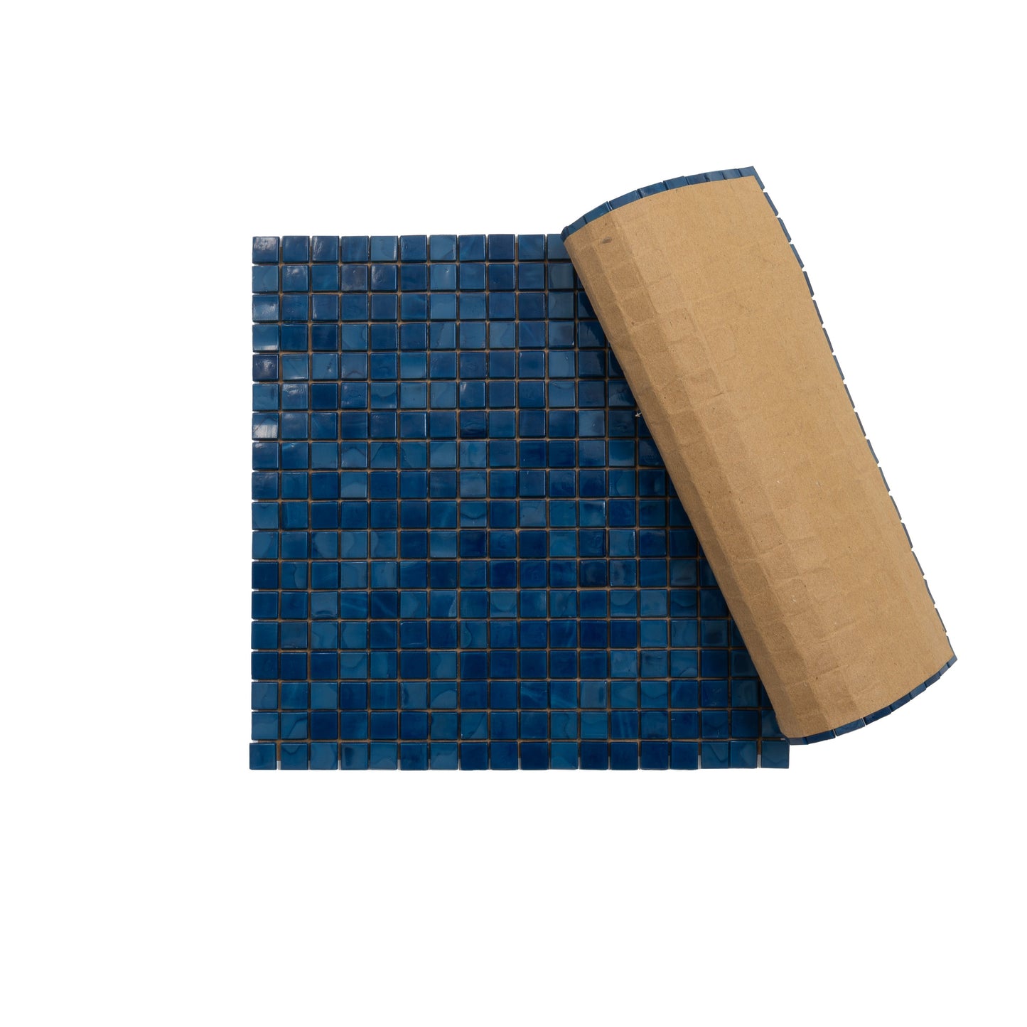 Navy Blue 12x12 Glossy Uniform Square Glass Mosaic Tile (20 pack, 18.69 sq ft/case)