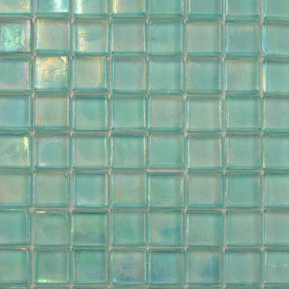 Sea Green 12x12 Glossy Uniform Square Glass Mosaic Tile (20 pack, 18.69 sq ft/case) - Sample
