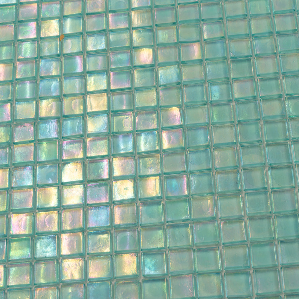 Sea Green 12x12 Glossy Uniform Square Glass Mosaic Tile (20 pack, 18.69 sq ft/case) - Sample