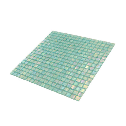 Sea Green 12x12 Glossy Uniform Square Glass Mosaic Tile (20 pack, 18.69 sq ft/case)