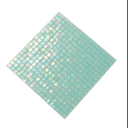 Sea Green 12x12 Glossy Uniform Square Glass Mosaic Tile (20 pack, 18.69 sq ft/case) - Sample