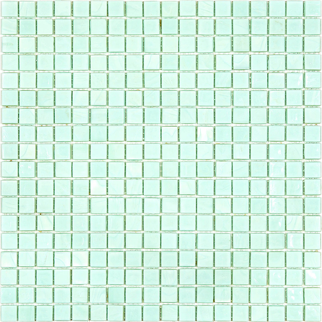 Light Blue-Green 12x12 Glossy Uniform Square Glass Mosaic Tile (20 pack, 18.69 sq ft/case)