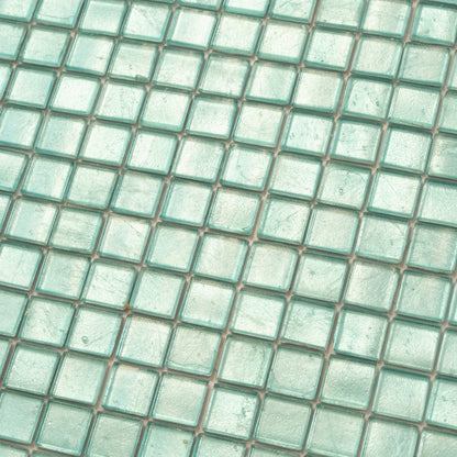Pine Green 12x12 Glossy Uniform Square Glass Mosaic Tile (20 pack, 18.69 sq ft/case)