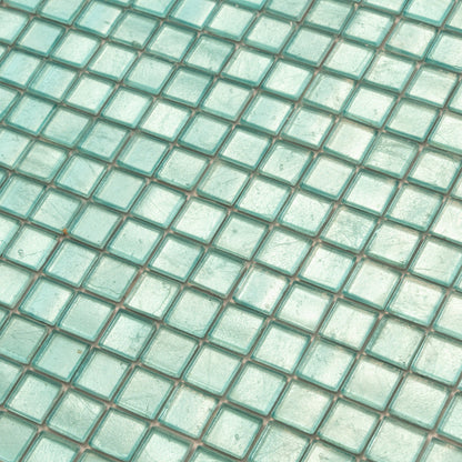 Pine Green 12x12 Glossy Uniform Square Glass Mosaic Tile (20 pack, 18.69 sq ft/case)