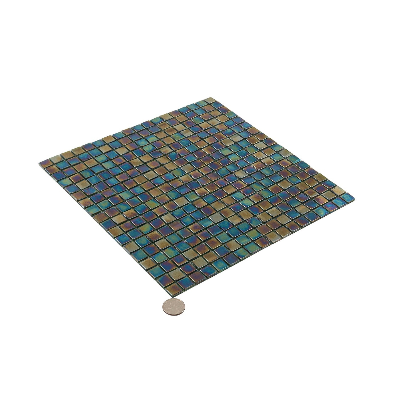 Rainbow Green 12x12 Glossy Uniform Square Glass Mosaic Tile (20 pack, 18.69 sq ft/case)