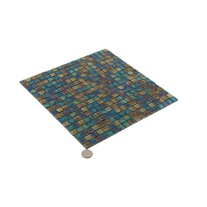 Rainbow Green 12x12 Glossy Uniform Square Glass Mosaic Tile (20 pack, 18.69 sq ft/case)