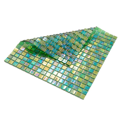 Emerald Green 12x12 Glossy Uniform Square Glass Mosaic Tile (20 pack, 18.69 sq ft/case) - Sample