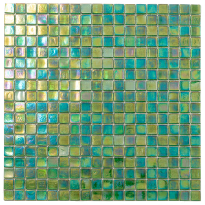 Emerald Green 12x12 Glossy Uniform Square Glass Mosaic Tile (20 pack, 18.69 sq ft/case) - Sample