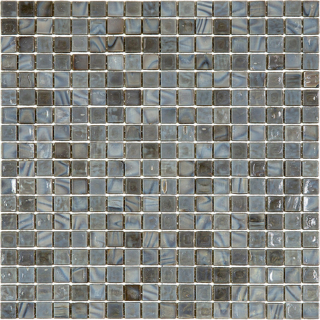 Mouse Gray 12x12 Glossy Uniform Square Glass Mosaic Tile (20 pack, 18.69 sq ft/case) - Sample
