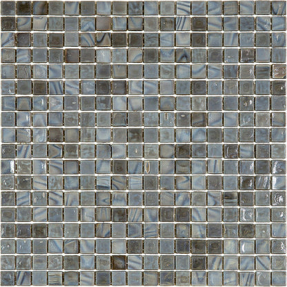 Mouse Gray 12x12 Glossy Uniform Square Glass Mosaic Tile (20 pack, 18.69 sq ft/case) - Sample