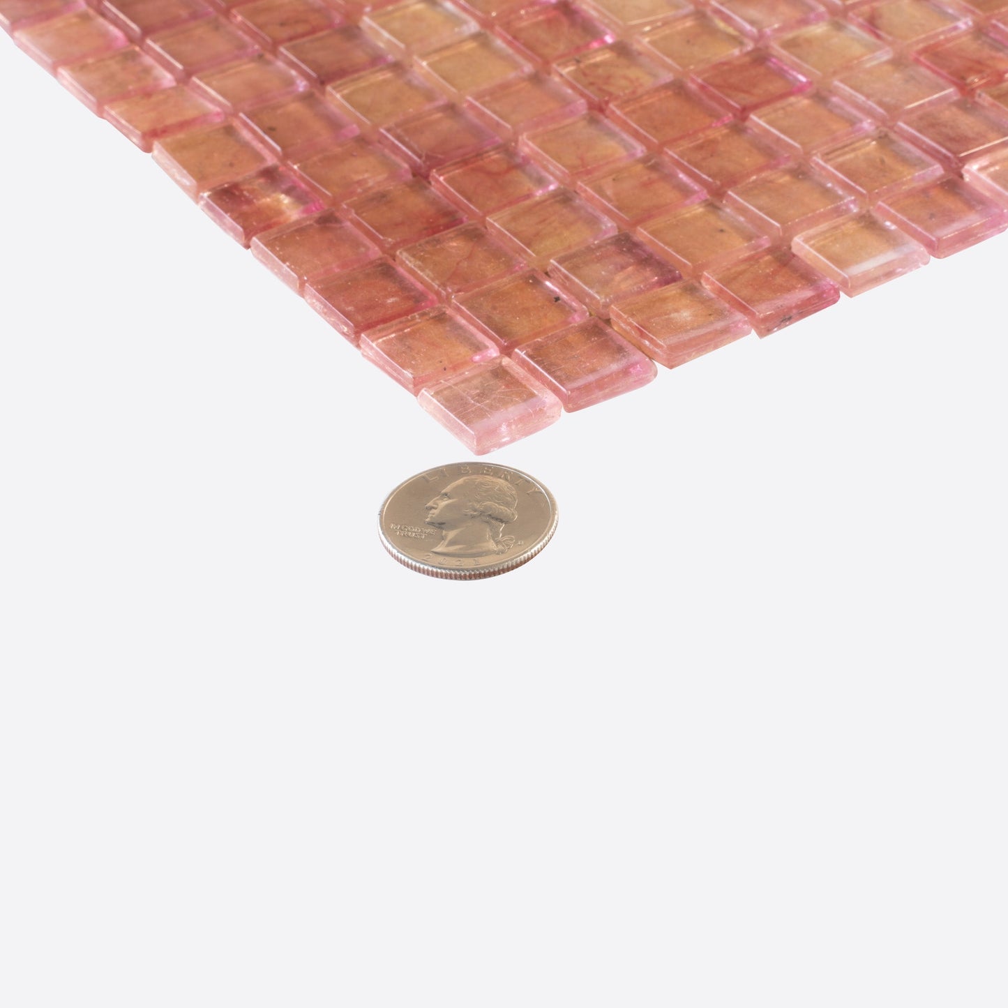 Foxy Pink 12x12 Glossy Uniform Square Glass Mosaic Tile (20 pack, 18.69 sq ft/case)