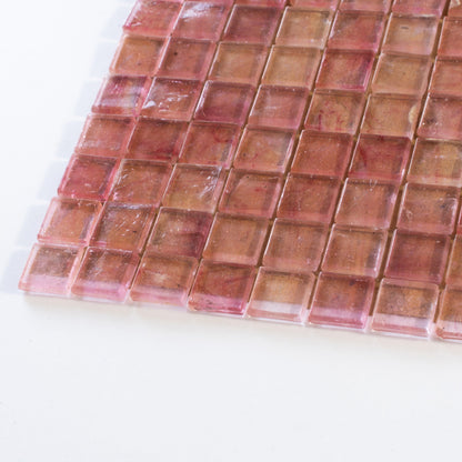 Foxy Pink 12x12 Glossy Uniform Square Glass Mosaic Tile (20 pack, 18.69 sq ft/case)