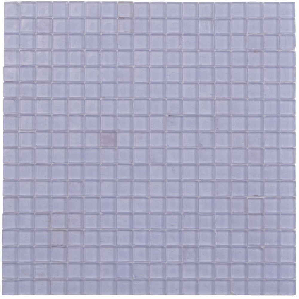 Floral Purple 12x12 Glossy Uniform Square Glass Mosaic Tile (20 pack, 18.69 sq ft/case) - Sample
