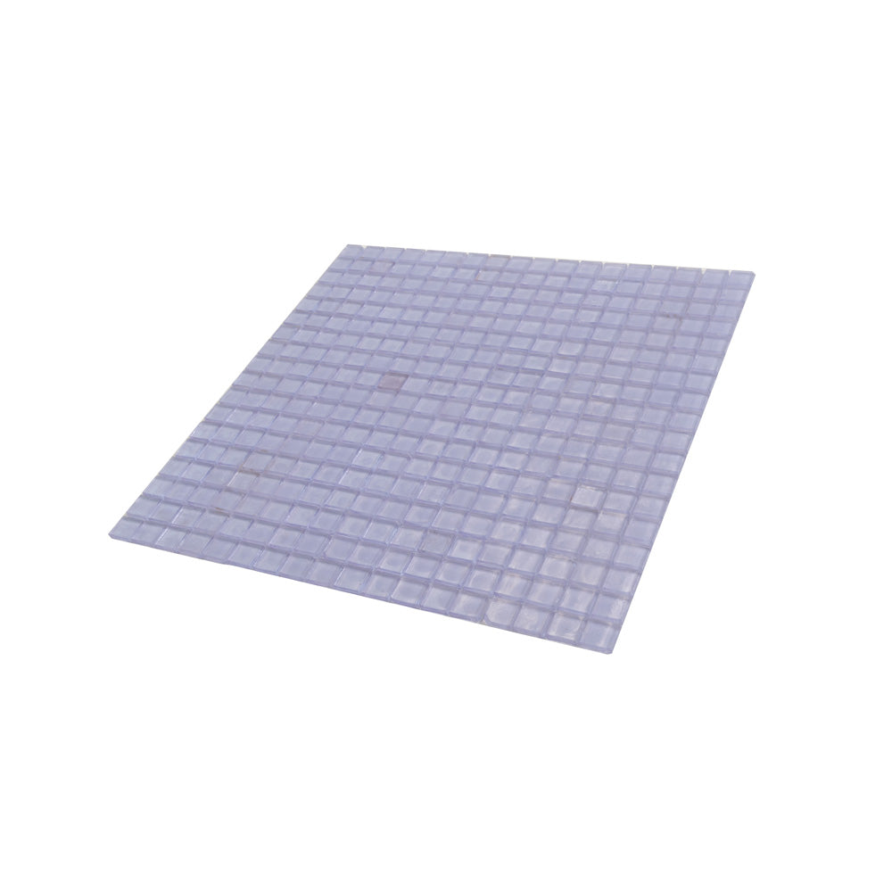 Floral Purple 12x12 Glossy Uniform Square Glass Mosaic Tile (20 pack, 18.69 sq ft/case) - Sample