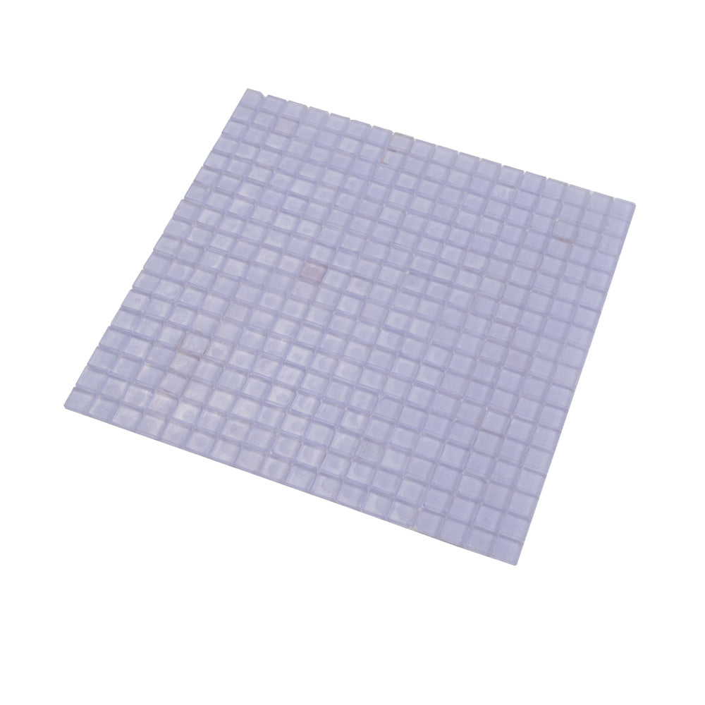 Floral Purple 12x12 Glossy Uniform Square Glass Mosaic Tile (20 pack, 18.69 sq ft/case) - Sample
