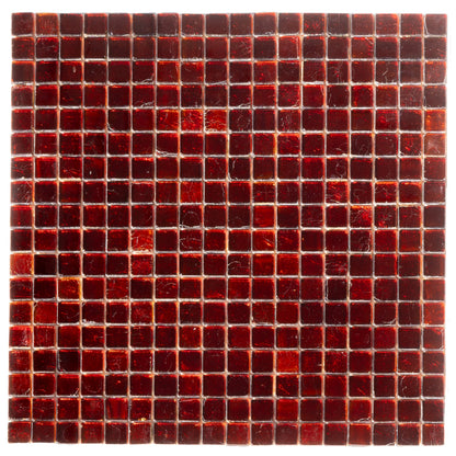Ruby Red 12x12 Glossy Uniform Square Glass Mosaic Tile (20 pack, 18.69 sq ft/case)