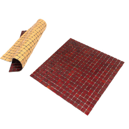 Ruby Red 12x12 Glossy Uniform Square Glass Mosaic Tile (20 pack, 18.69 sq ft/case) - Sample