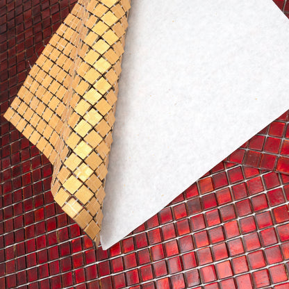 Ruby Red 12x12 Glossy Uniform Square Glass Mosaic Tile (20 pack, 18.69 sq ft/case)
