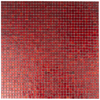Ruby Red 12x12 Glossy Uniform Square Glass Mosaic Tile (20 pack, 18.69 sq ft/case)