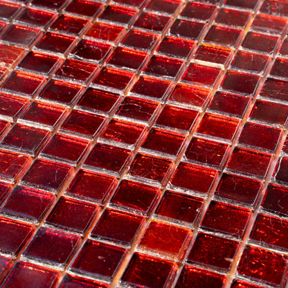 Ruby Red 12x12 Glossy Uniform Square Glass Mosaic Tile (20 pack, 18.69 sq ft/case)