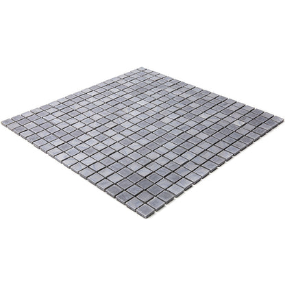 Metal Gray 12x12 Glossy Uniform Square Glass Mosaic Tile (20 pack, 18.69 sq ft/case) - Sample