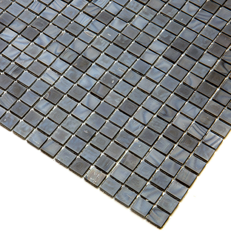 Mouse Gray 12x12 Glossy Uniform Square Glass Mosaic Tile (20 pack, 18.69 sq ft/case)