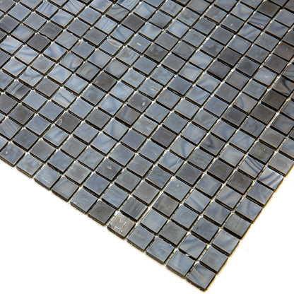 Mouse Gray 12x12 Glossy Uniform Square Glass Mosaic Tile (20 pack, 18.69 sq ft/case)