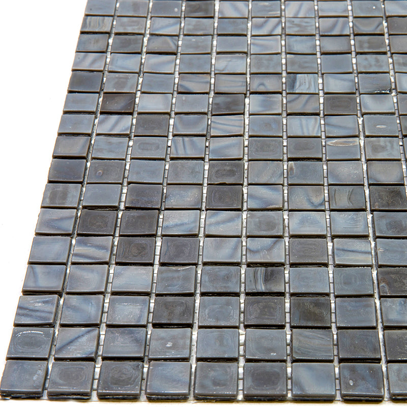 Mouse Gray 12x12 Glossy Uniform Square Glass Mosaic Tile (20 pack, 18.69 sq ft/case)