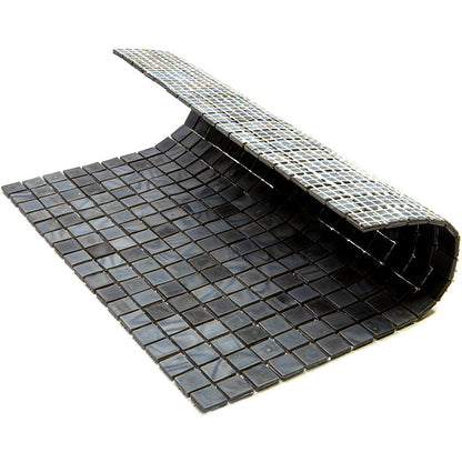 Mouse Gray 12x12 Glossy Uniform Square Glass Mosaic Tile (20 pack, 18.69 sq ft/case)