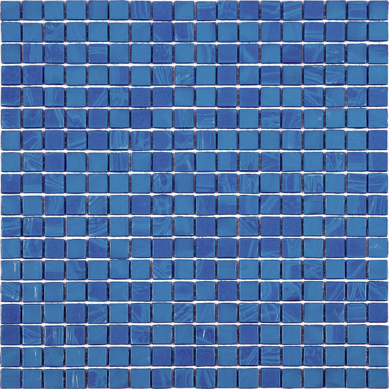 Sapphire Blue 12x12 Glossy Uniform Square Glass Mosaic Tile (20 pack, 18.69 sq ft/case)