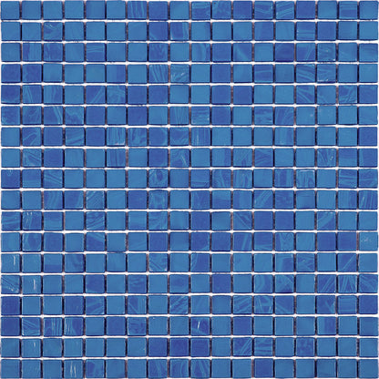 Sapphire Blue 12x12 Glossy Uniform Square Glass Mosaic Tile (20 pack, 18.69 sq ft/case) - Sample