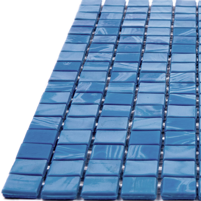 Sapphire Blue 12x12 Glossy Uniform Square Glass Mosaic Tile (20 pack, 18.69 sq ft/case)