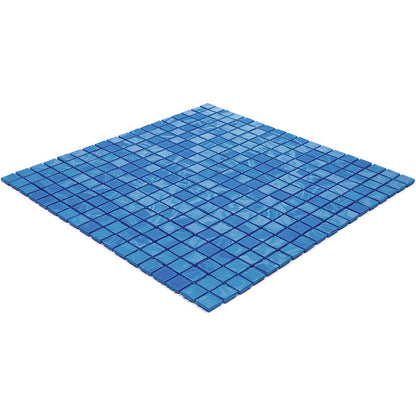 Sapphire Blue 12x12 Glossy Uniform Square Glass Mosaic Tile (20 pack, 18.69 sq ft/case)