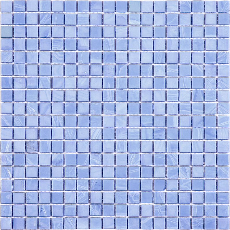 Baby Blue 12x12 Glossy Uniform Square Glass Mosaic Tile (20 pack, 18.69 sq ft/case)